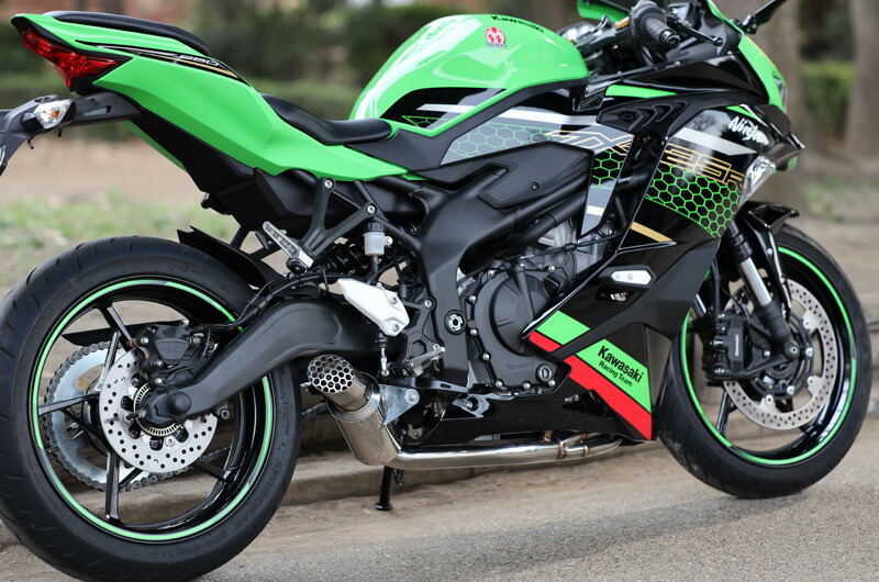 ハイキュ－！！ 楽天市場】ZX25R ZX-25R フルエキゾースト マフラー エキパイ
