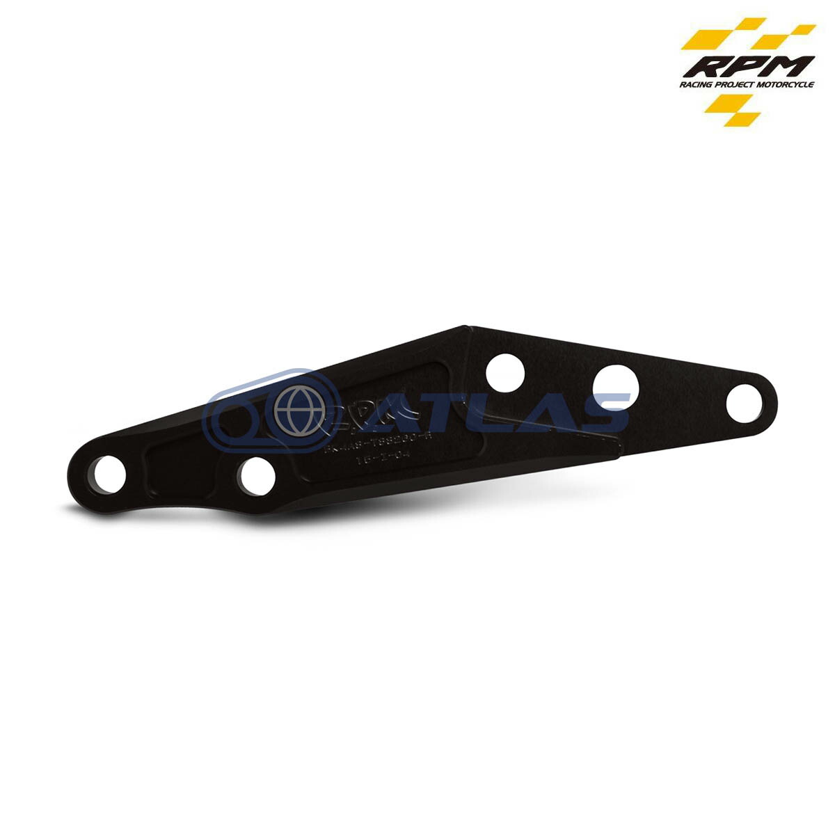 RPMフロントフォーク専用 SO-BK4A BW`S125 BW`S R 260mmディスク用 ブレンボ40mmピッチキャリパーサポート ブラック