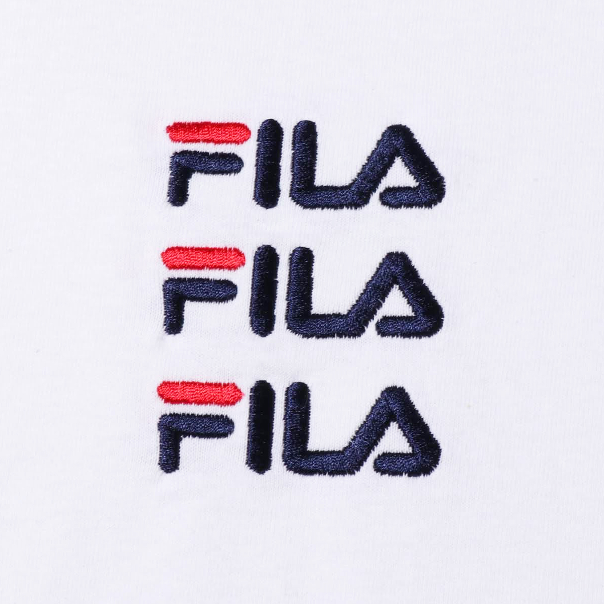 楽天市場 Fila X Atmos Triple Logo Embroidery T Shirt フィラ アトモス トリプル ロゴ エンブロイダリー Tシャツ White メンズ 18fa S Atpss Atmos Pink