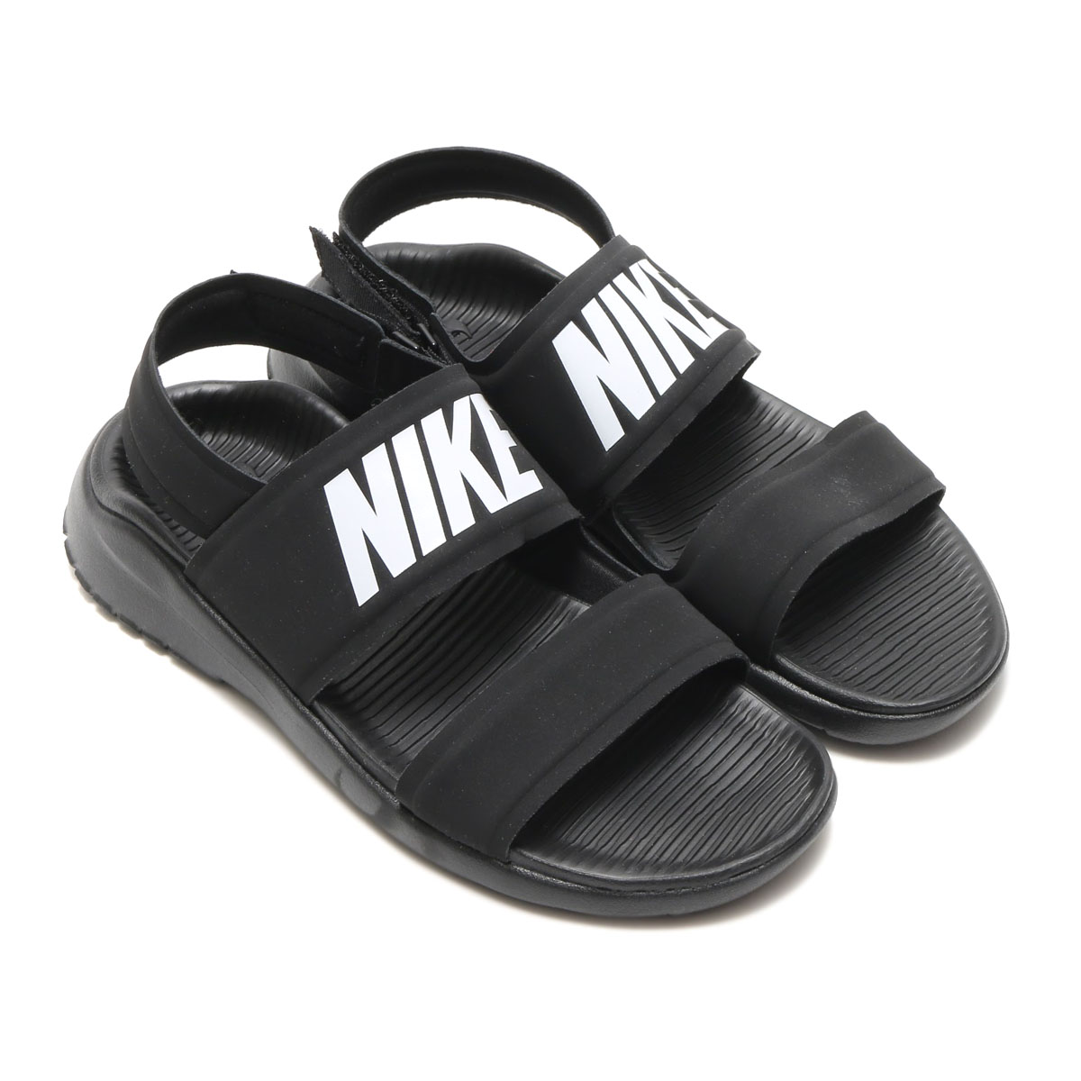 women's nike tanjun sandals black