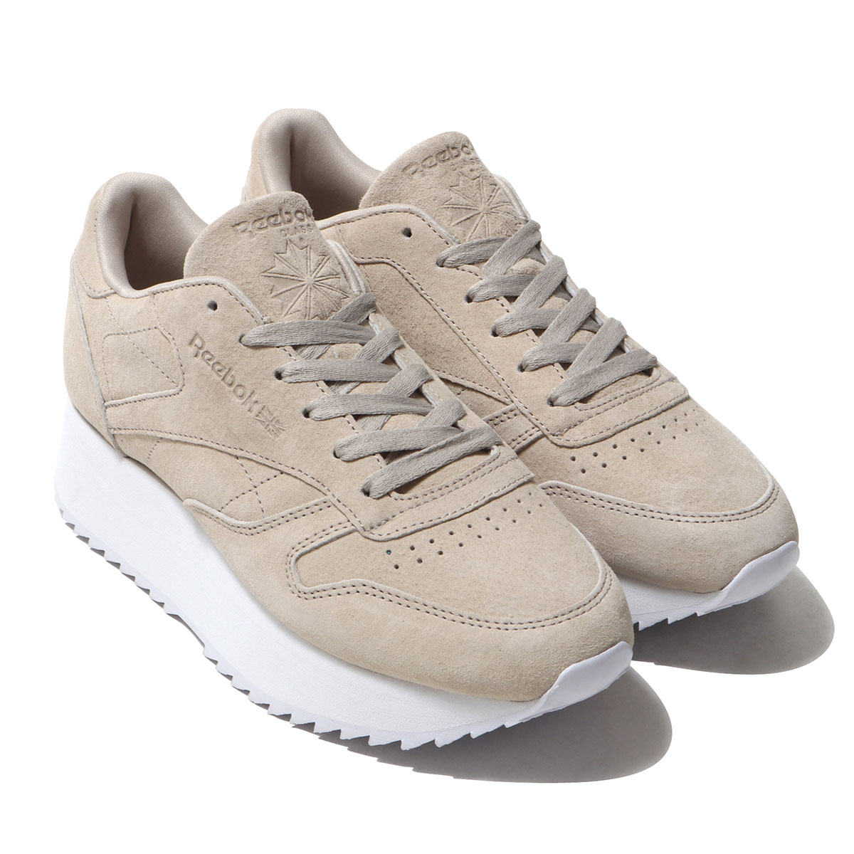 reebok classic leather double white