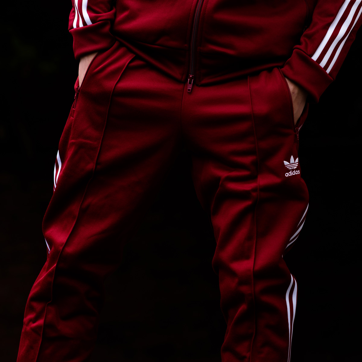 楽天市場 Adidas Originals Beckenbauer Track Pants アディダス オリジナルス ベッケンバウアー トラックパンツ Rust Red メンズ ジャージ 18ss S At C Atmos Tokyo