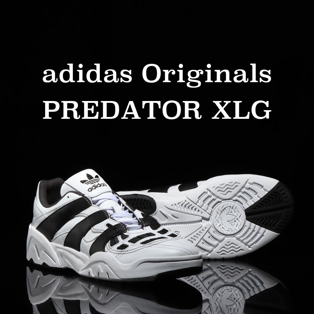 adidas PREDATOR XLG(アディダス プレデター エクストララージ)FOOTWEAR WHITE/COREBLACK/FOOTWEAR WHITE【メンズ スニーカー】23FW-S at20-c画像