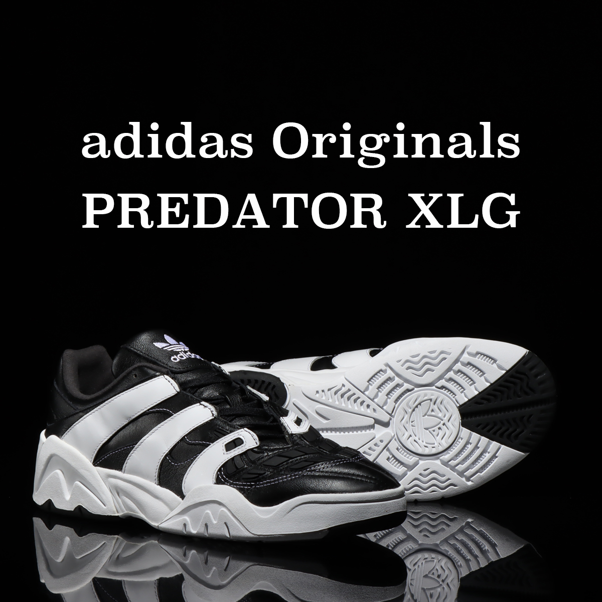 adidas PREDATOR XLG(アディダス プレデター エクストララージ)COREBLACK/FOOTWEAR WHITE/COREBLACK【メンズ スニーカー】23FW-S at20-c画像
