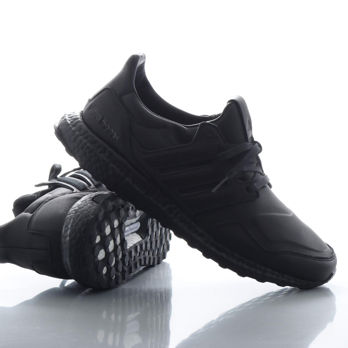 adidas ultraboost black leather