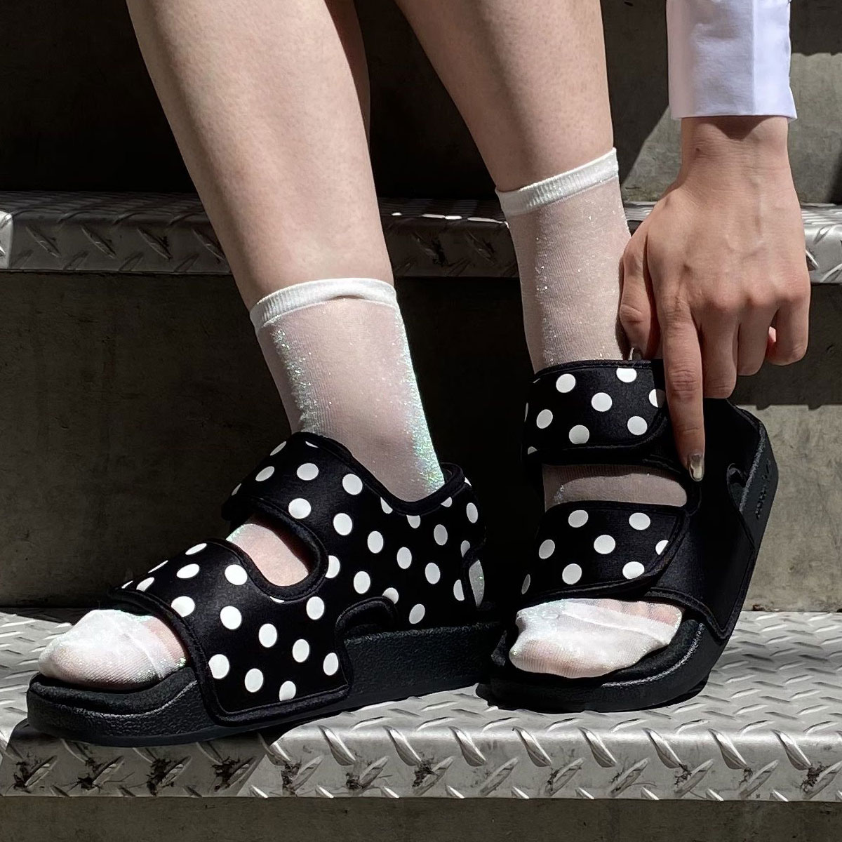 adilette 3.0 sandals polka dot