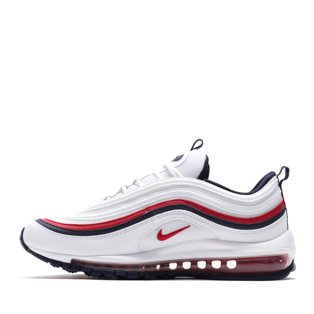 red and white air max 97