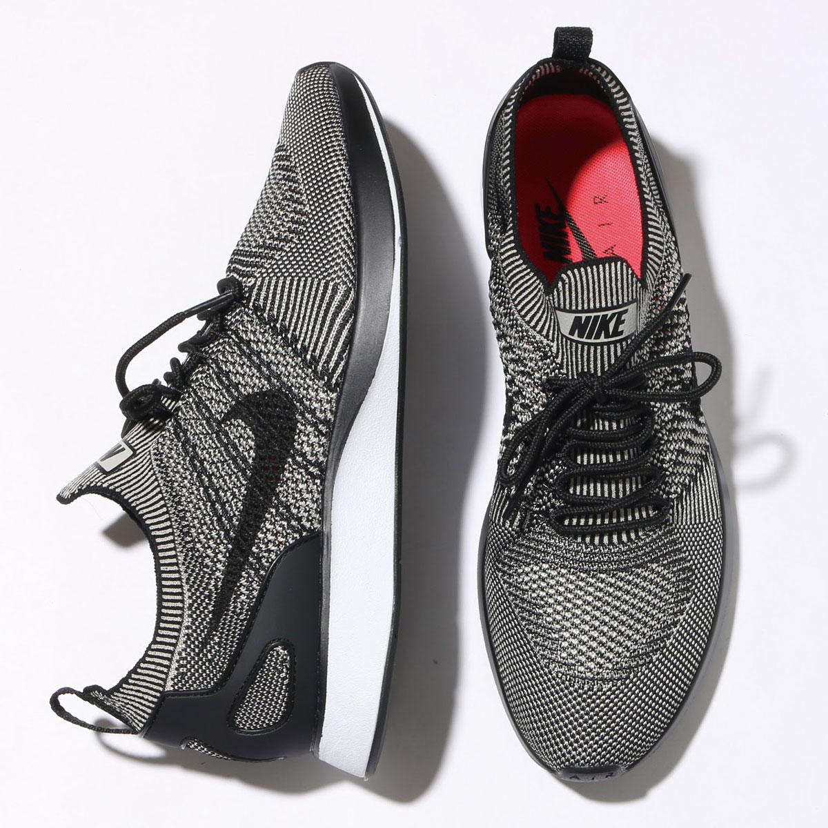 nike air zoom mariah flyknit racer black and white