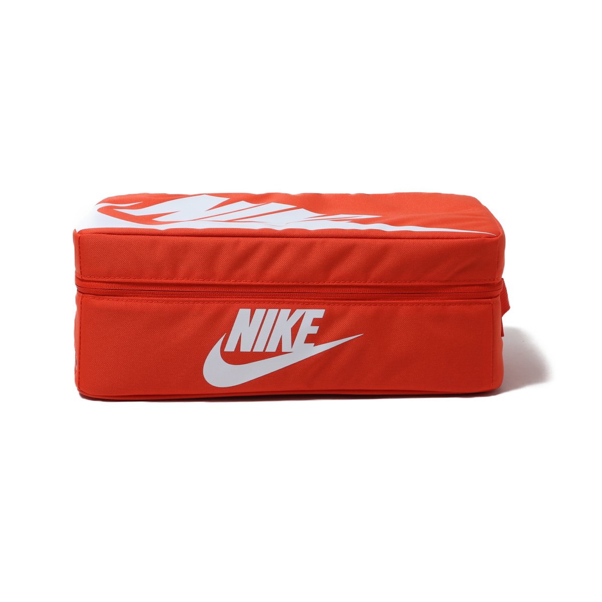 nike orange nylon shoe box bag