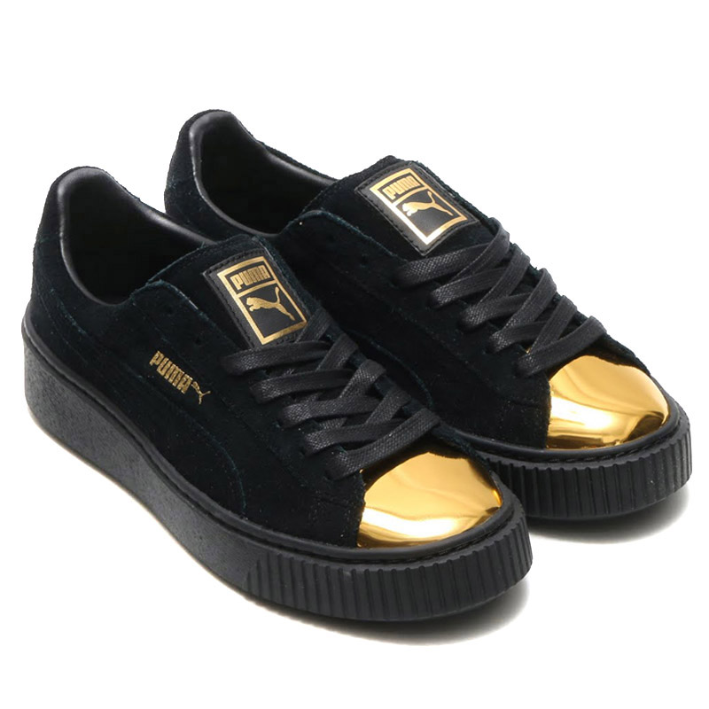 black pumas with gold