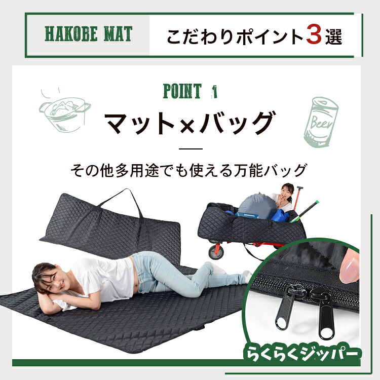 アウトドア マット レジャーシート 折りたたみ 厚手 軽量 コンパクト テント ブランケット 寝袋 キャンプ 夏用 ピクニック 登山 車中泊 子供用 Lot No 15 Sermus Es