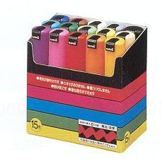 楽天市場】三菱ユニ 水性 ポスカ 中字 8色 PC5M-8C(筆記線1．8〜2