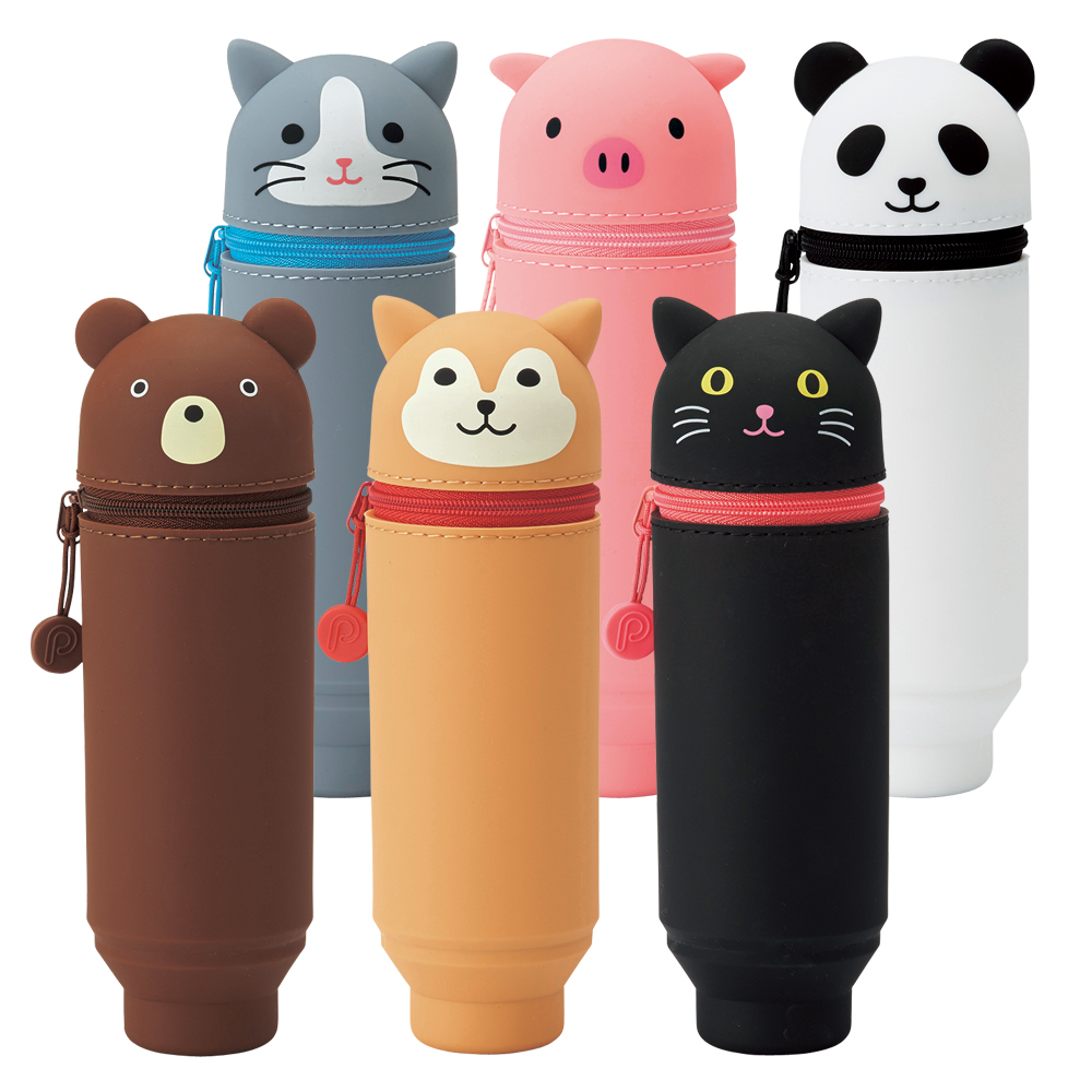 PuniLabo Stand Up Pen Case Bear A7712-1 Fast Shipping w//Tracking LIHIT LAB