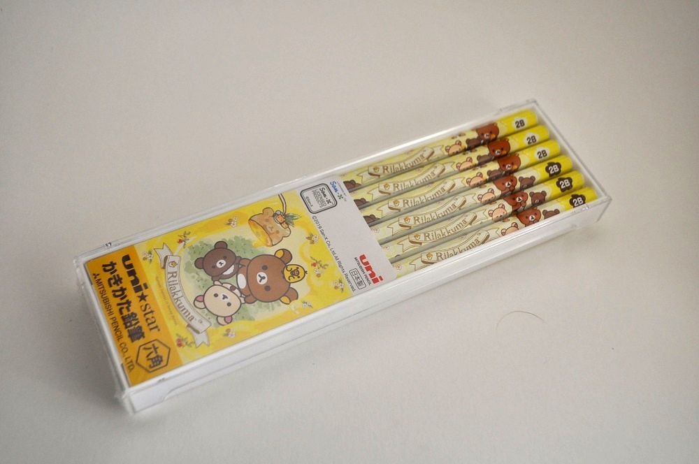 楽天市場 年版 三菱鉛筆 リラックマかきかた鉛筆 ユニスター 2b あっとエヌ ｎ