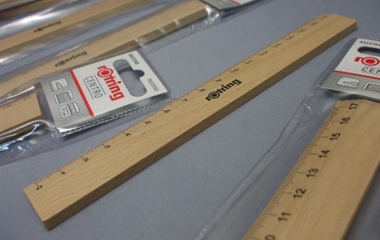 【楽天市場】rotring CENTROロットリング木製定規(17cm)：あっとエヌ（＠N）