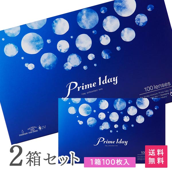 【貨物輸送無料】プライムワンデー 100枚入り口・入口 2箱仕掛ける 1日終日装用印字機 株式会社アイレ