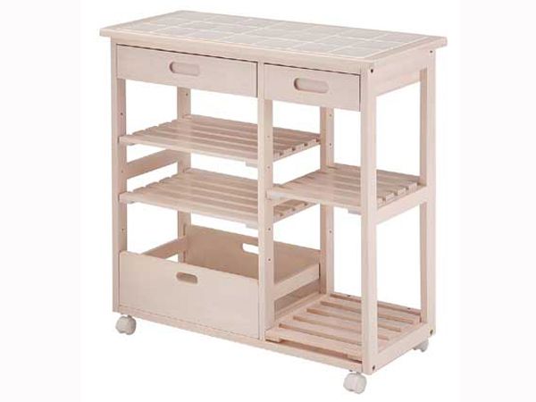 atom-style: Kitchen trolley with casters tile baking sheet ...