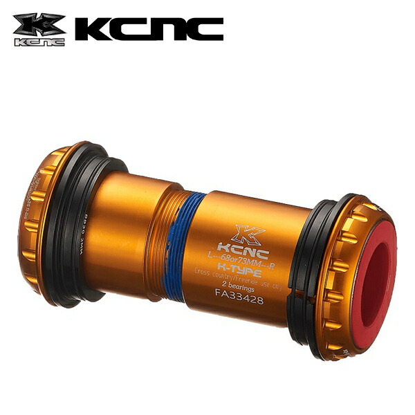 KCNC BB ボトムブラケット BB30 ﾕﾆﾊﾞｰｻﾙｱﾀﾞﾌﾟﾀｰﾛｰﾄﾞ 68mm 683182 ｺﾞｰﾙﾄﾞ 24/25mm ｸﾗﾝｸｱｸｽﾙ用