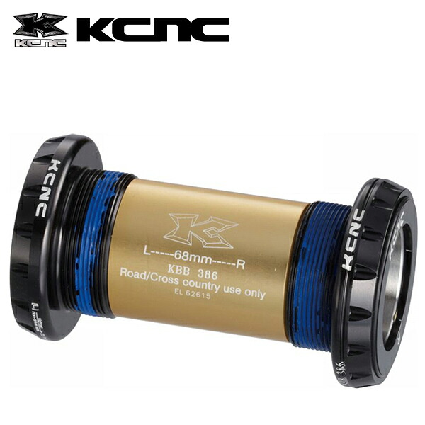 KCNC BB ボトムブラケット JISﾌﾚｰﾑ×386EVOｸﾗﾝｸ 30mmｱｸｽﾙ用 263465 ﾌﾞﾗｯｸ ｱﾀﾞﾌﾟﾀｰ