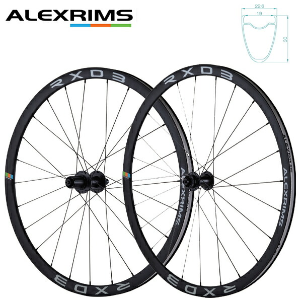 ALEX WHEEL RXD3 700C 30mm ﾊｲﾄ ｱﾙﾐｸﾘﾝﾁｬｰ ﾃﾞｨｽｸ