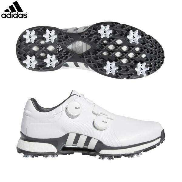 とっておきし福袋 メンズシューズ Dbe65 ボア ツイン Xt ツアー360 ゴルフ アディダス ゴルフシューズ ソフトスパイク ブースト Adidas ホワイト ホワイト グレーファイブ F Sorif Dk
