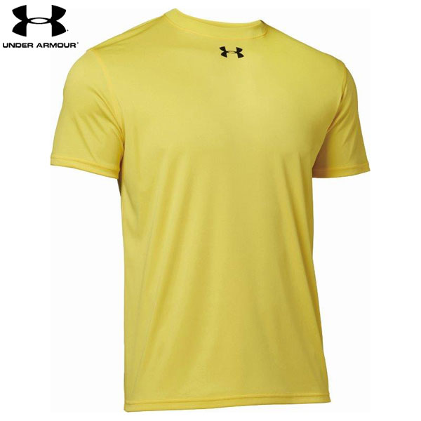 black and yellow under armour shirt