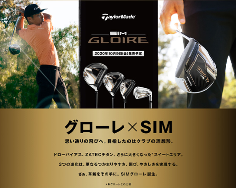 テーラーメイド ゴルフ SIM グローレ TaylorMade GLOIRE 5本組 シム