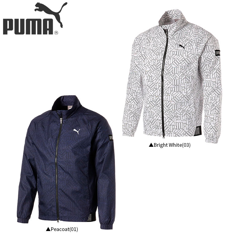 プーマ ゴルフ ロゴ グラフィック Exvent ジャケット Puma Salon Raquet De