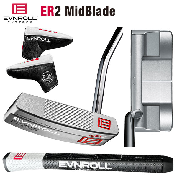 楽天市場】EVNROLL イーブンロール ER1V ツアーブレードパター （ER1V