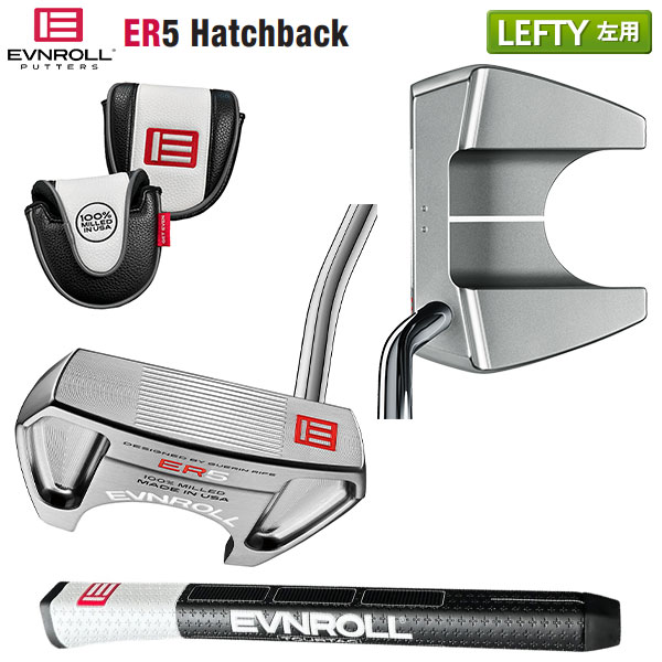 楽天市場】イーブンロール ゴルフ ER5 ハッチバック マレット パター