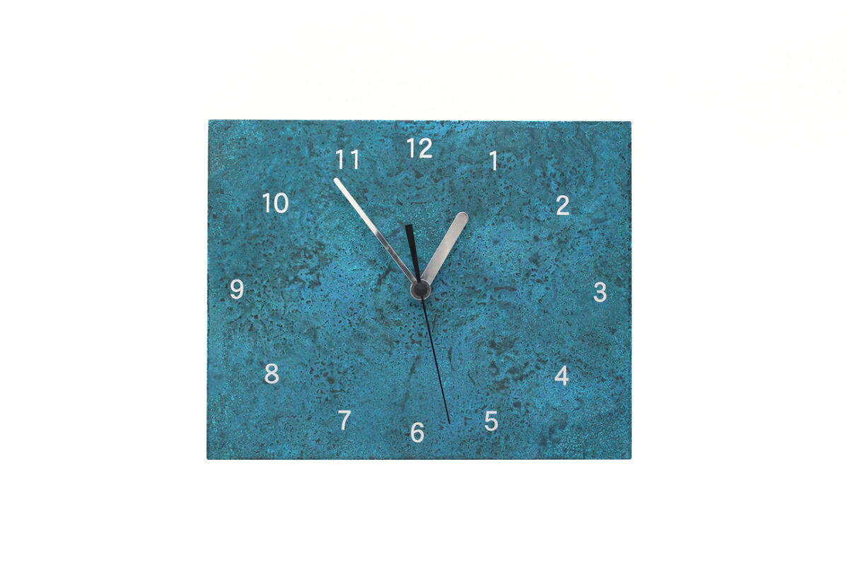 モメンタムファクトリー・Orii time and space square_S スクエア型 掛け時計 Sサイズ 高岡銅器 *欠品時製作期間2週間~1カ月