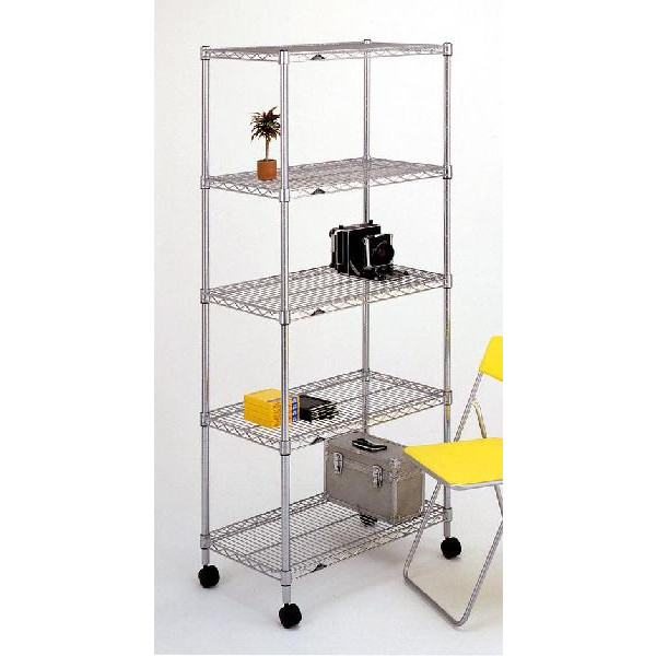ルミナススチールラック ルミナスレギュラー NLH7618-5 5段 幅76cm×奥ふかさ46cm×高さ179.5珊 極点径25粍