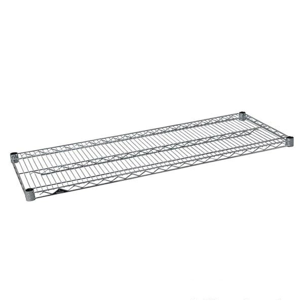 SHL1245SL　スチールシェルフ幅121.5×奥行46cm(スリーブ別売)【ポール径25mm】【メーカー直送代引不可】