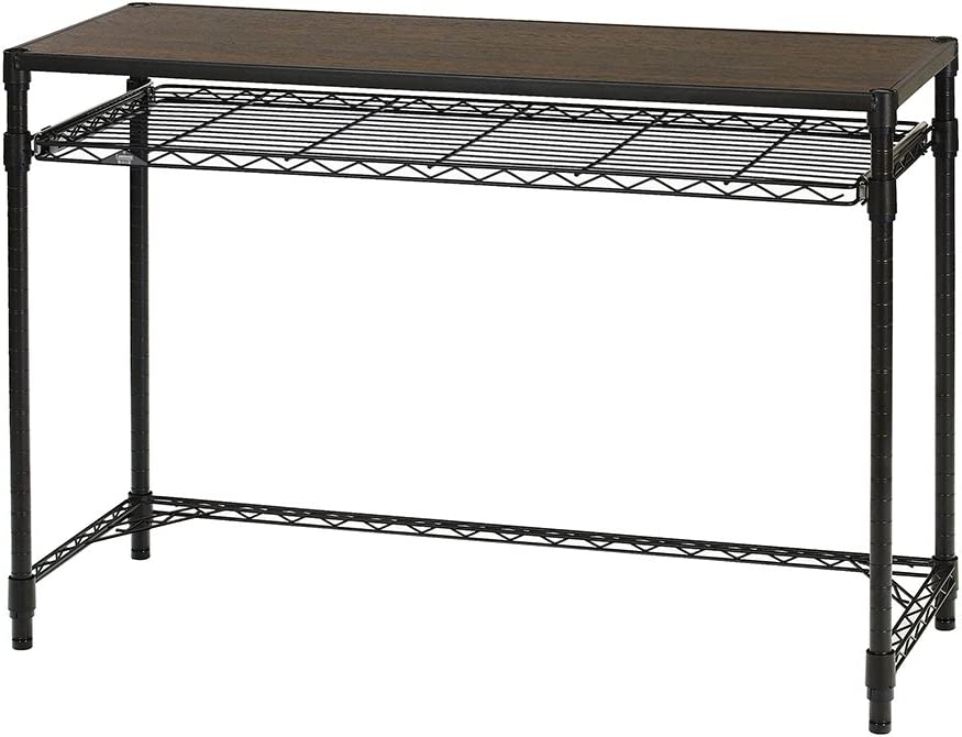 ルミナスルチールラック ルミナスノワール デスク NO1175-HD 幅111cm×奥行41cm×高さ75cm ポール径25mm