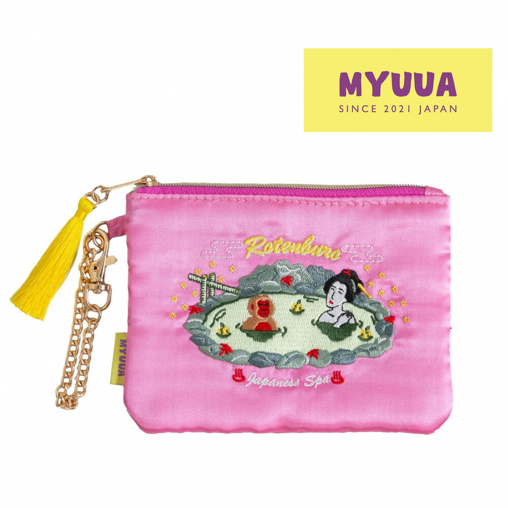 楽天市場】JAPAN 富士山 ティッシュポーチ パープル 刺繍 ポーチ