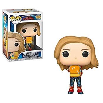 【中古】【39shop】【輸入品・未使用】Pop★Captain Marvel with Lunchbox Vinyl Figure(新古品)|アトリエ絵利奈