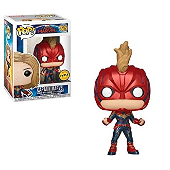 【中古】【輸入品・未使用】Funko Pop Marvel: Captain Marvel - Captain Marvel Masked Chase Bobblehead 12,008円