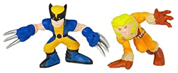 【中古】【39shop】【輸入品・未使用】Hasbro★Marvel Super Hero Squad: Wolverine & Sabertooth（新古品）｜アトリエ絵利奈