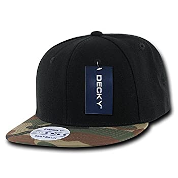 【中古】【輸入品・未使用】Decky 356-WDL Camo Bill Snapbacks Woodland