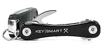 【中古】【輸入品・未使用】KeySmart 頑丈なキーホルダー Rugged ブラック