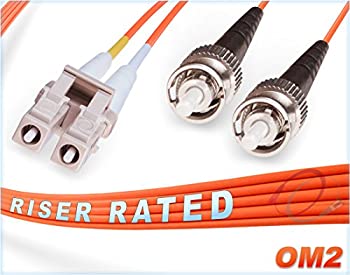 【中古】【輸入品・未使用】om2?LC - ST 50?/ 125マルチモードデュプレックスファイバケーブル 12 Meter (39.37ft) オレンジ FCDUS63v373