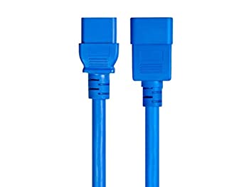 【中古】【39shop】【輸入品・未使用】Monoprice★12AWG 電源延長ケーブル/コード 2フィート ブルー 20A (IEC 60320 C19からIEC 60320 C20)(新古品)|アトリエ絵利奈