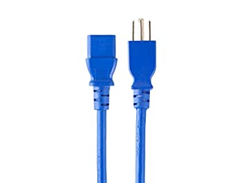 【中古】【39shop】【輸入品・未使用】Monoprice★18?AWG電源ケーブル/コード???1?FT???ブルー3?Conductor PC電源コネクタソケット10?A (NEMA 5???15p to IEC 60320?C13?)(新古品)|アトリエ絵利奈