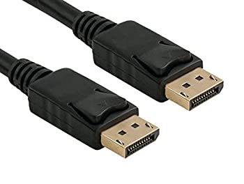 【中古】【輸入品・未使用】Cable Leader 28 AWG 金メッキ プレミアム ディスプレイポート - DisplayPort オス - オス ケーブル ラッチ付き 10 Foot (1 Pack)
