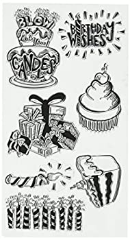 【中古】【39shop】【輸入品・未使用】Sizzix★660634 Birthday Wishes Stamps by Lindsey Serata Clear by Sizzix(新古品)|アトリエ絵利奈
