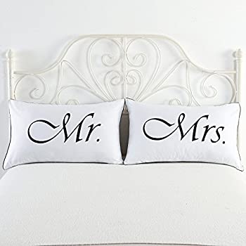 【中古】【39shop】【輸入品・未使用】dasyfly★2pcs MrとMrs枕カバー、彼と彼女カップル枕カバー、ウェディング、記念日、v-day、クリスマス、Romantic Gift Idea、彼と彼女のためのギ(新古品)|アトリエ絵利奈