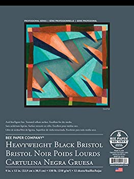 【中古】【39shop】【輸入品・未使用】Bee★Paper Black Bristol Pad 9-12 by Bee Paper Company（新古品）｜アトリエ絵利奈