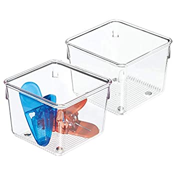 【中古】【39shop】【輸入品・未使用】(10.16★x 10.16 x 7.62 cm Pack of 2) - InterDesign Linus Organiser Tray Small Plastic Drawer Insert Pack of 2 Accessories Organiser Boxe（新古品）｜アトリエ絵利奈 8,865円