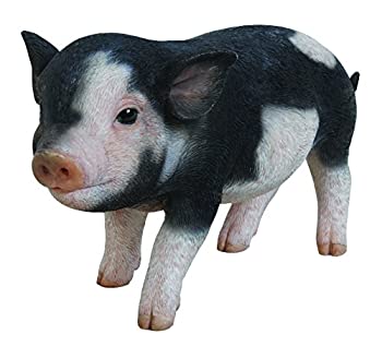 【中古】【輸入品・未使用】hi-lineギフトLtdダークブラウンStanding Baby Pig 5?\