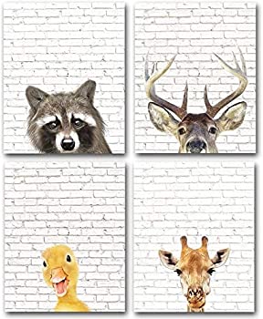 【中古】【輸入品・未使用】いないいないばあ動物???セットの4つの写真8?x 10Unframed???Great Nurseryまたは子の部屋の装飾 12,008円